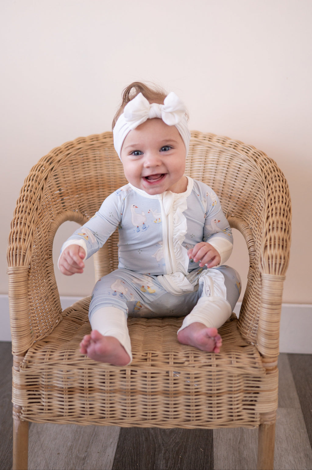 Darling Duckies Ruffle Romper