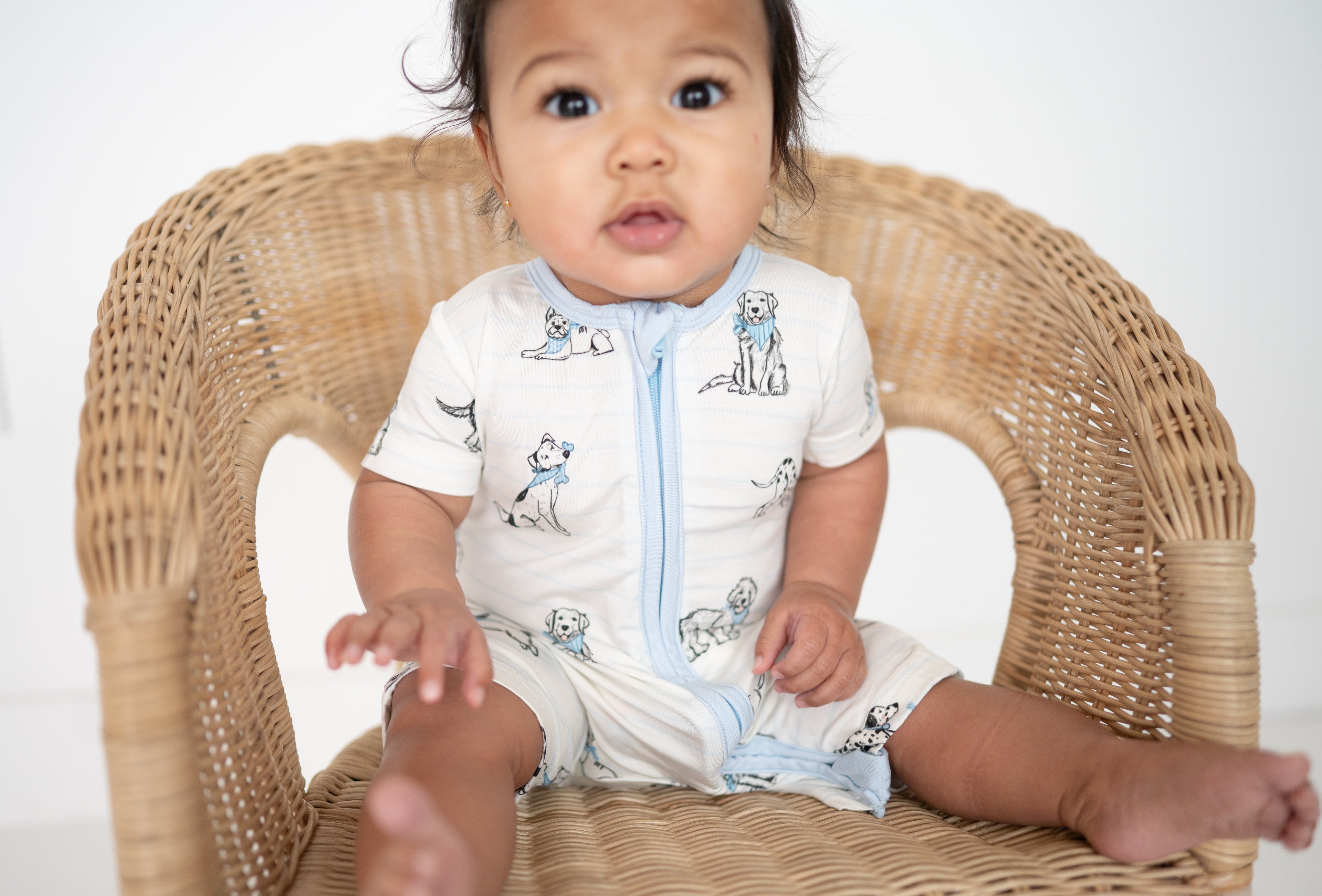 Playful Pups Shortie Romper