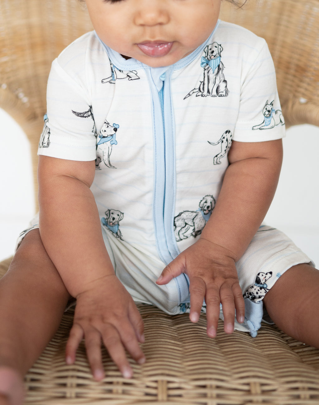 Playful Pups Shortie Romper