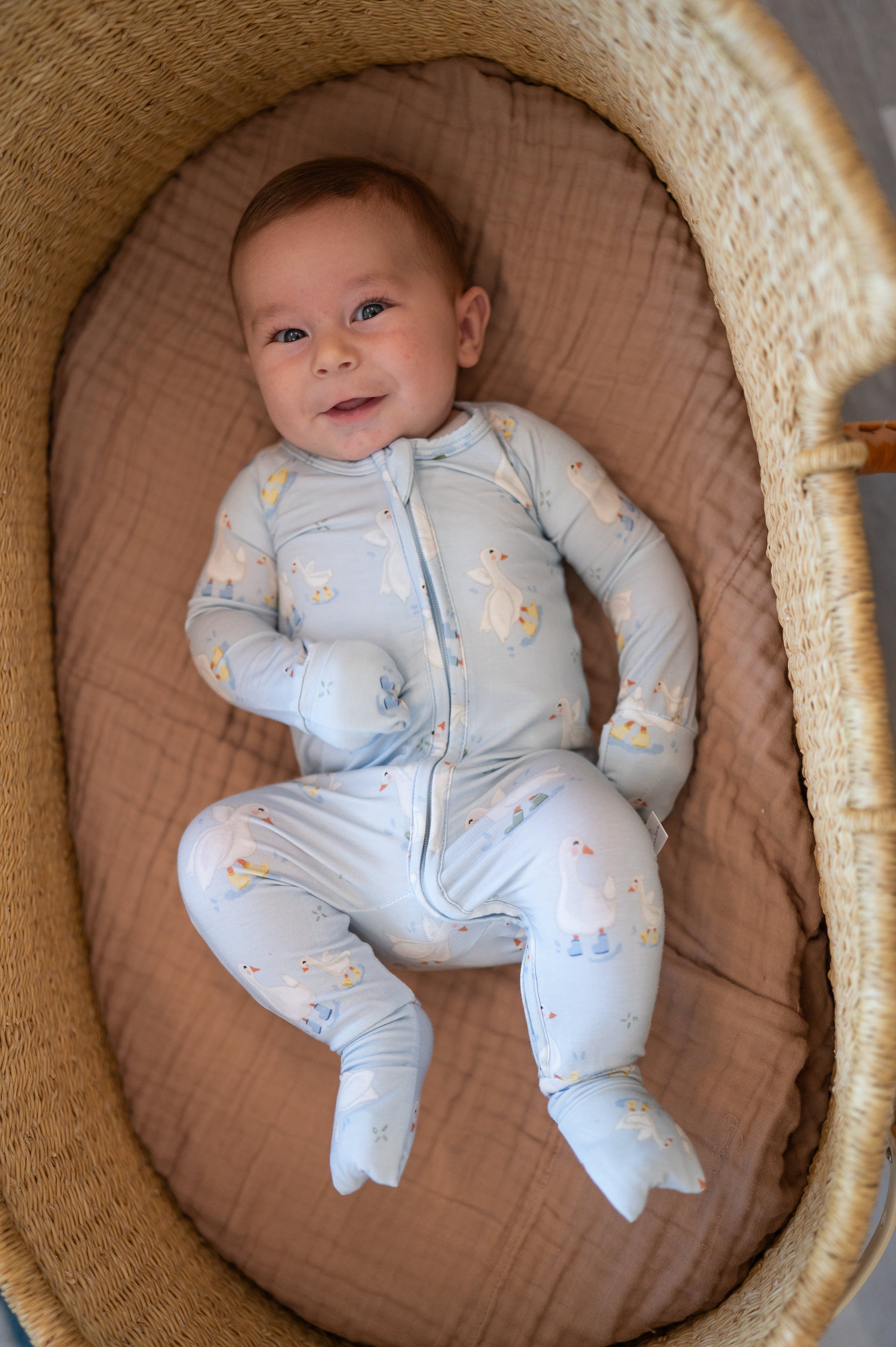 Darling Duckies Zippie Romper – Emmy Baby